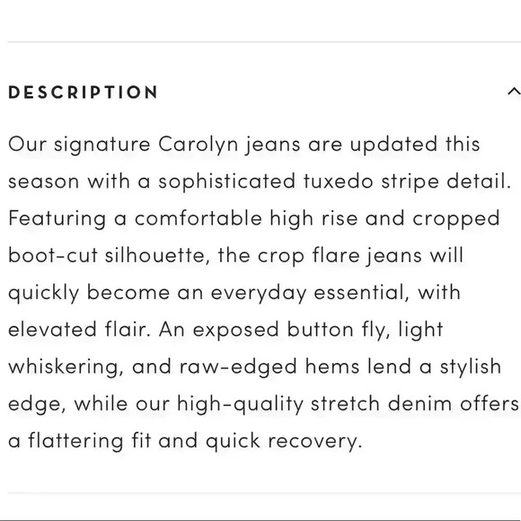 *NWT* Veronica Beard Jeans Carolyn Baby Boot Jeans, Size 25 - Picture 10 of 11